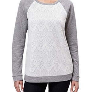 Adrienne Vittadini, grey sweater, size medium.
